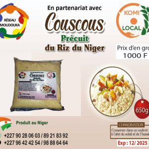 Coucous précuit du Riz du Niger